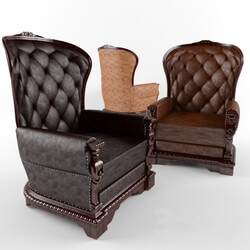 Arm chair - Leather chair Florenza 03-49051 