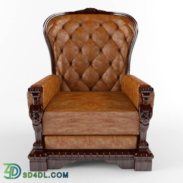 Arm chair - Leather chair Florenza 03-49051