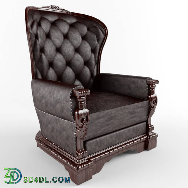 Arm chair - Leather chair Florenza 03-49051