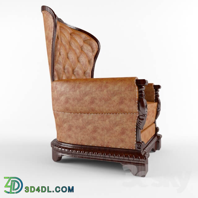 Arm chair - Leather chair Florenza 03-49051