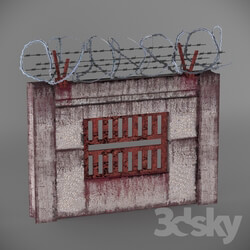 Other architectural elements - Security Wall _3_ 