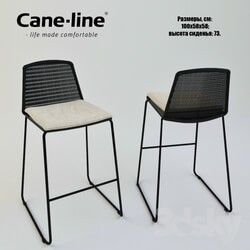 Chair - Cane-line Breeze bar chair 