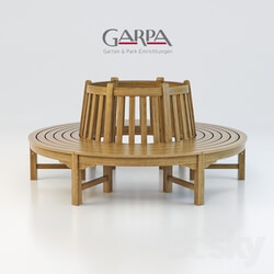 Other architectural elements - Bench round 