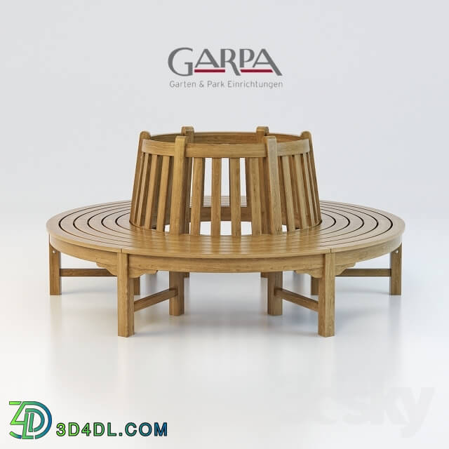 Other architectural elements - Bench round