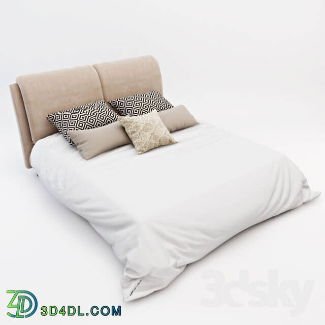 Bed - Double Bed Angle
