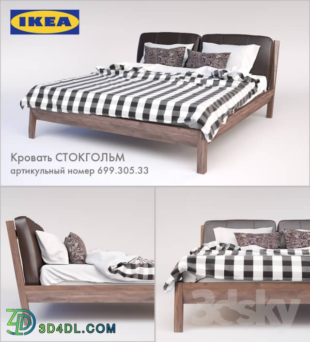 Bed - Ikea Stockholm