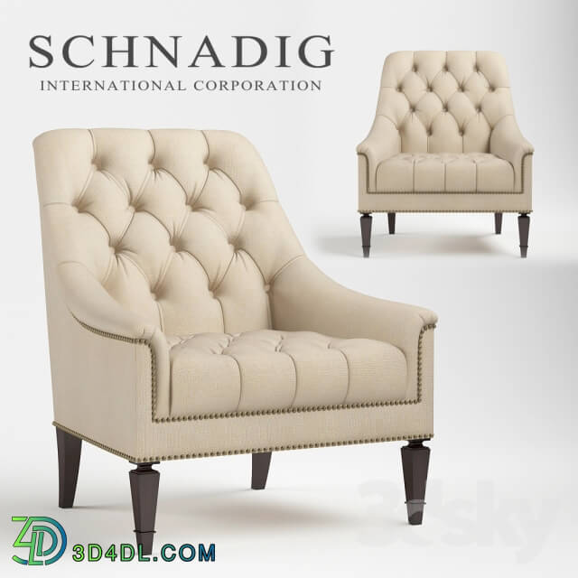 Arm chair - Classic Elegance Tufted Chair 9090-204-G