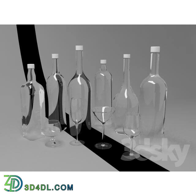 Tableware - Bottle _ Glasses