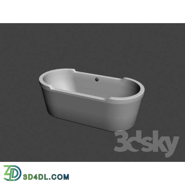 Bathtub - stark oval bath