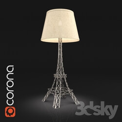 Table lamp - Eiffel Table Lamp Cyan Design 