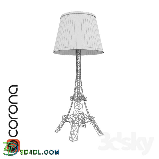 Table lamp - Eiffel Table Lamp Cyan Design