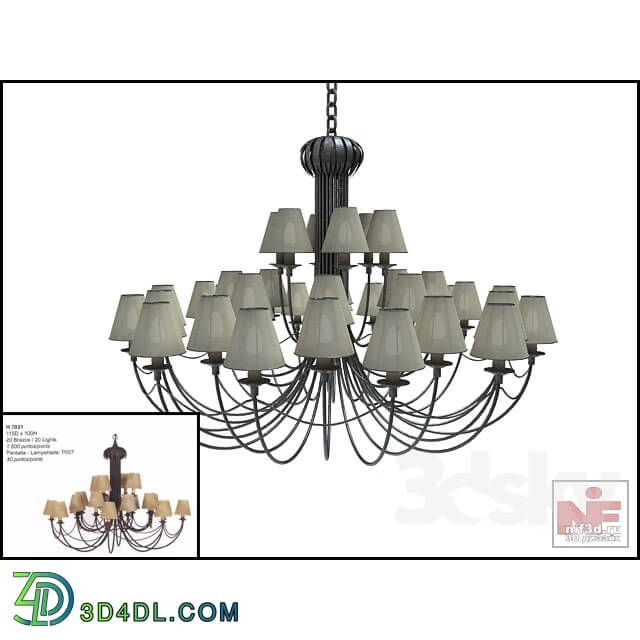 Ceiling light - chandelier