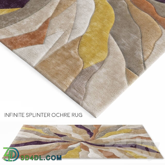 Carpets - Infinite Splinter Ochre Rug