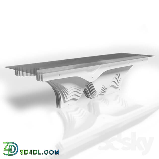 Table - Parametric table _quot_Canyon table_quot_