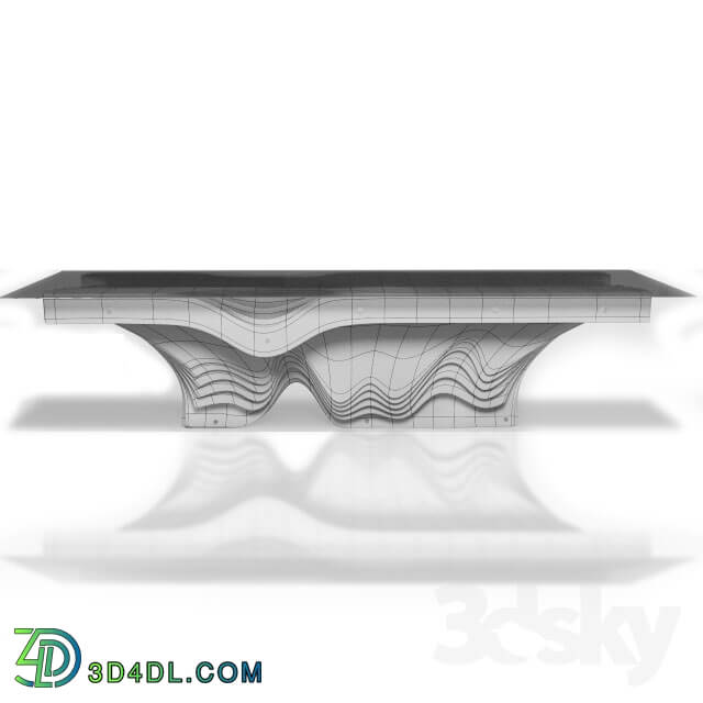 Table - Parametric table _quot_Canyon table_quot_