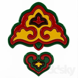 Decorative plaster - Tatar ornament 