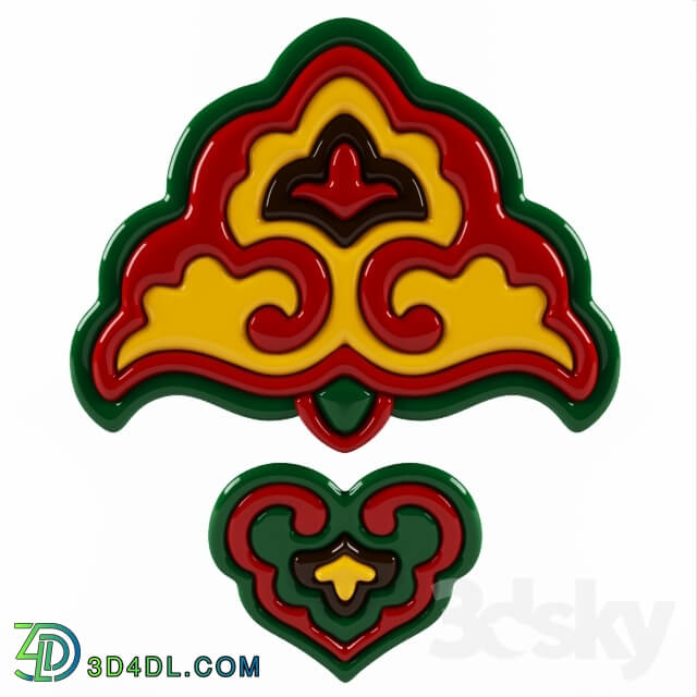 Decorative plaster - Tatar ornament