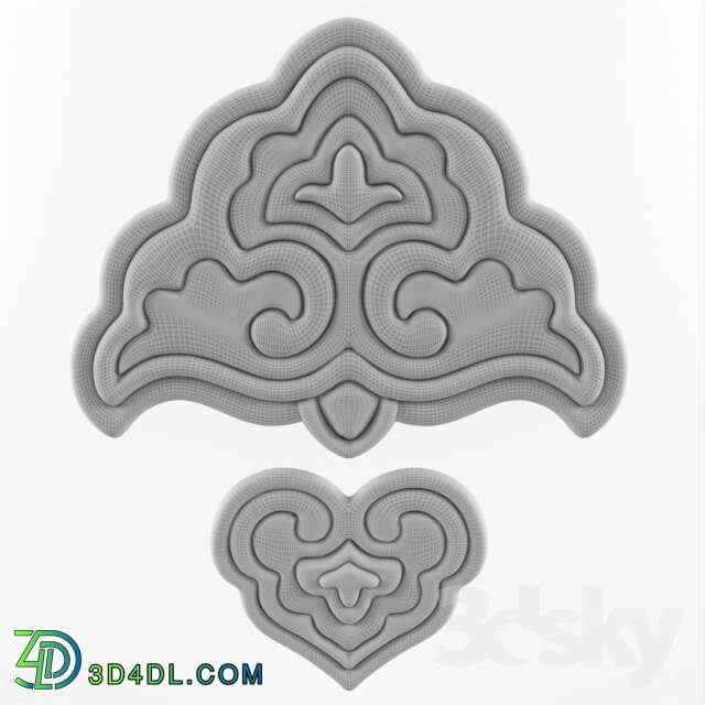 Decorative plaster - Tatar ornament