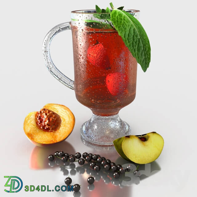 Food and drinks - juice fruits