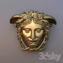 Sculpture - head of Medusa Gargony 