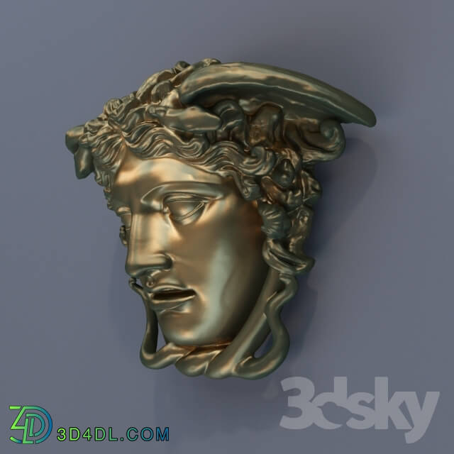 Sculpture - head of Medusa Gargony