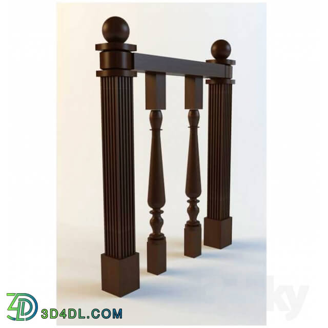 Staircase - balusters_ wooden