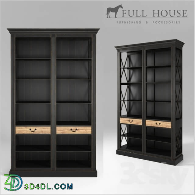 Wardrobe _ Display cabinets - FULL HOUSE. Rack 1BCBG015 black