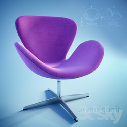 Arm chair - Swan chair 