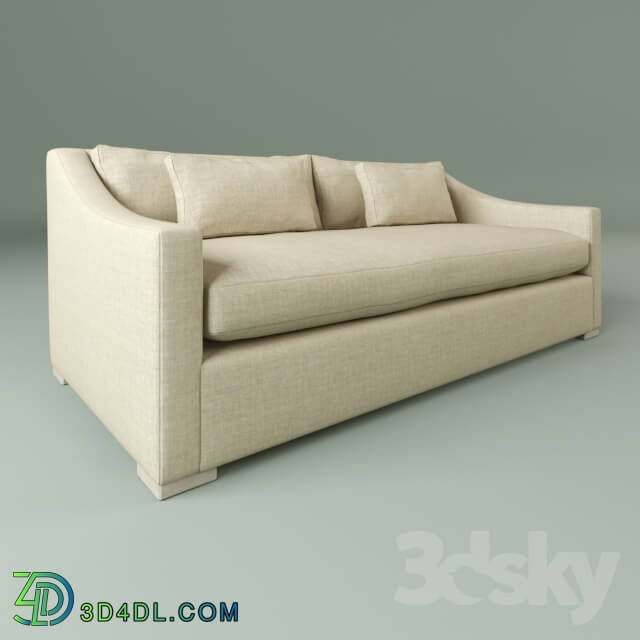 Sofa - PUFFY SLEEPER SOFA 104.001-SB-F01 Gramercy home