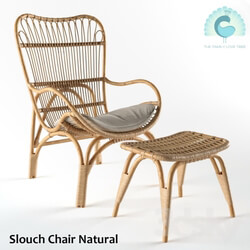 Arm chair - The Family Love Tree Slouch Chair Natural 