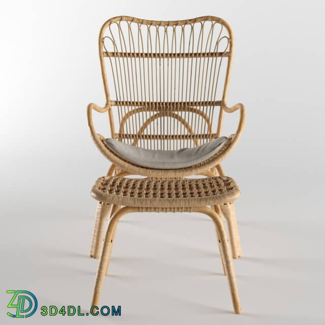 Arm chair - The Family Love Tree Slouch Chair Natural