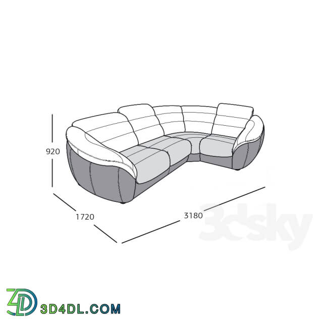 Sofa - Sofa corner _quot_Cleveland_quot_