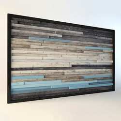 Other decorative objects - Modern Rustic Wood Art 