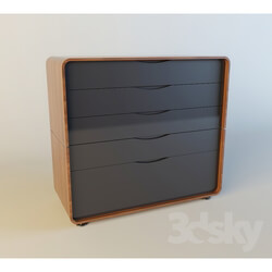 Sideboard _ Chest of drawer - Ligne roset_Commode 5 portes 