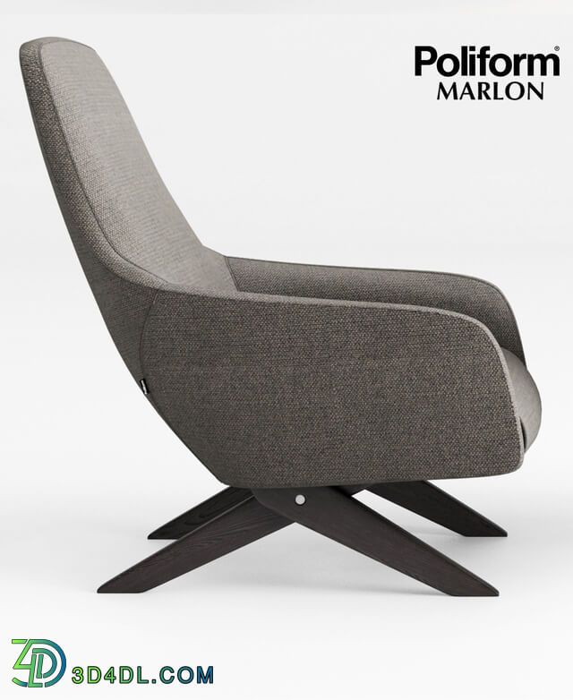 Arm chair - Poliform Marlon Armchair Set