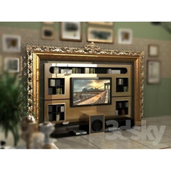 Wardrobe _ Display cabinets - _profi_ home theater in a frame 