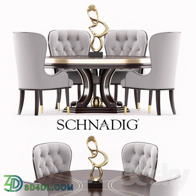 Table _ Chair - Everly dinning set