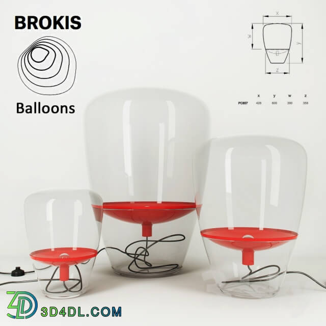 Table lamp - Brokis Balloons