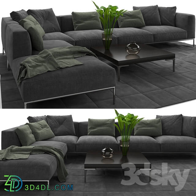 Sofa - FRANK SOFA by B _ B Italia