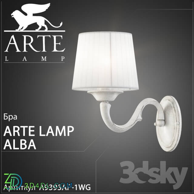 Wall light - Sconce Arte Lamp Alba A9395AP-1WG