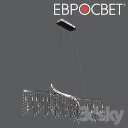 Ceiling light - OM LED chandelier with Eurosvet 90035_2 Sorrento crystal 