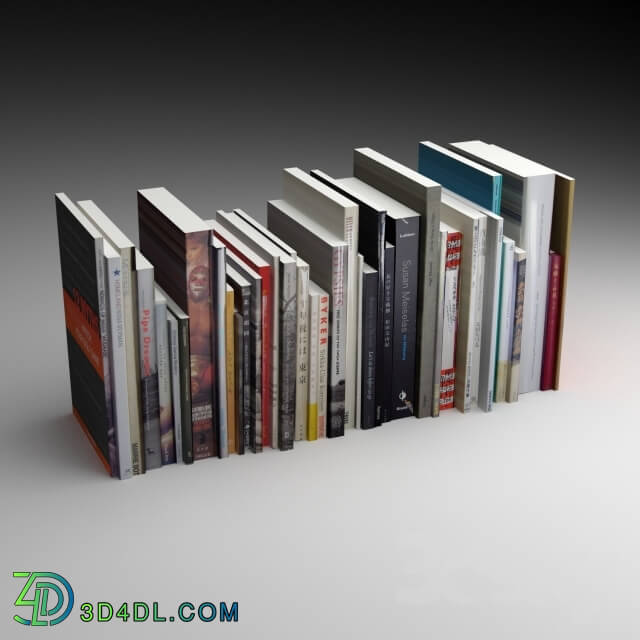 Books - lowpoly books