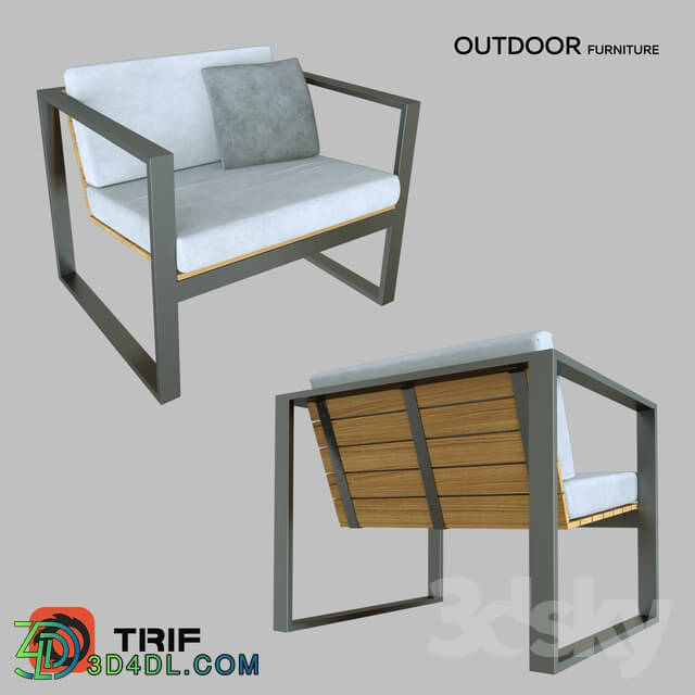 Arm chair - Armchair outdoor_trif mebel