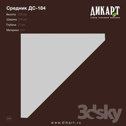 Decorative plaster - www.dikart.ru DS-184 208x208x30mm 2.8.2019 
