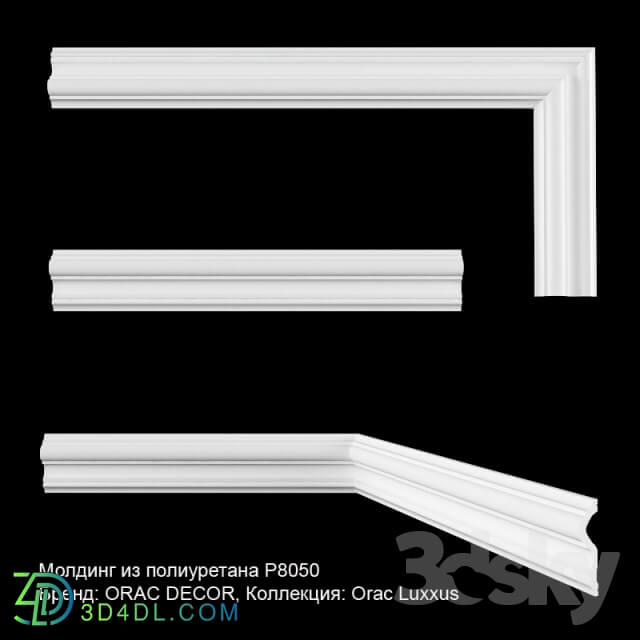 Decorative plaster - Molding Polyurethane P8050