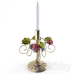 Other decorative objects - candlestick in retro style 