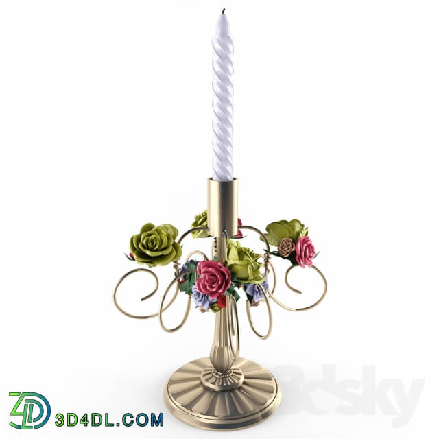 Other decorative objects - candlestick in retro style