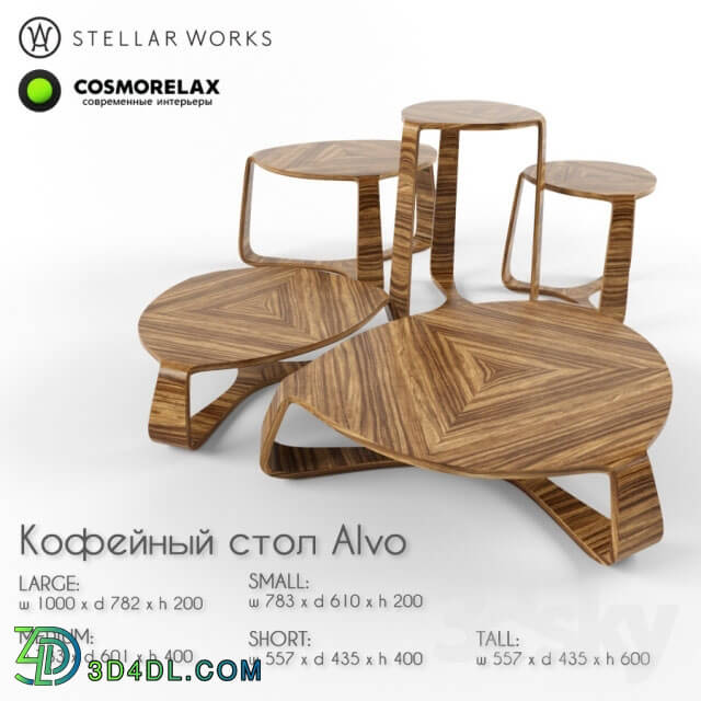 Table - Stellar Works - Alvo Coffee Table