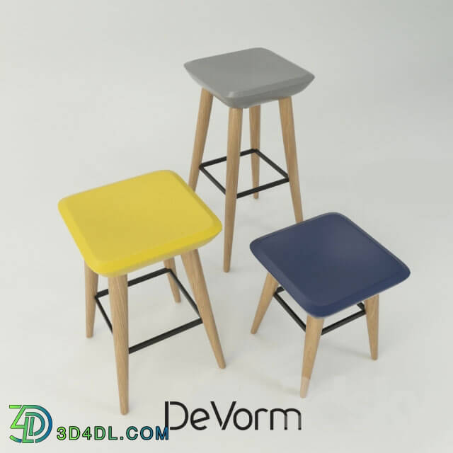 Chair - Pebble stools DeVorm _amp_ Pebble stools restyle version by Ustun