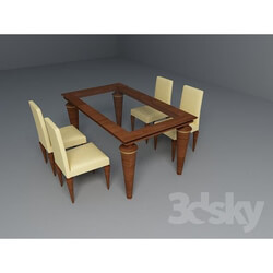 Table _ Chair - Dining Group_ neoclassic 